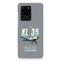 Thumbnail for Klemm Kl 35D - Cartoon + Name - Samsung Case - Gray