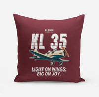 Thumbnail for Klemm Kl 35D - Cartoon - Pillow - Dark Red