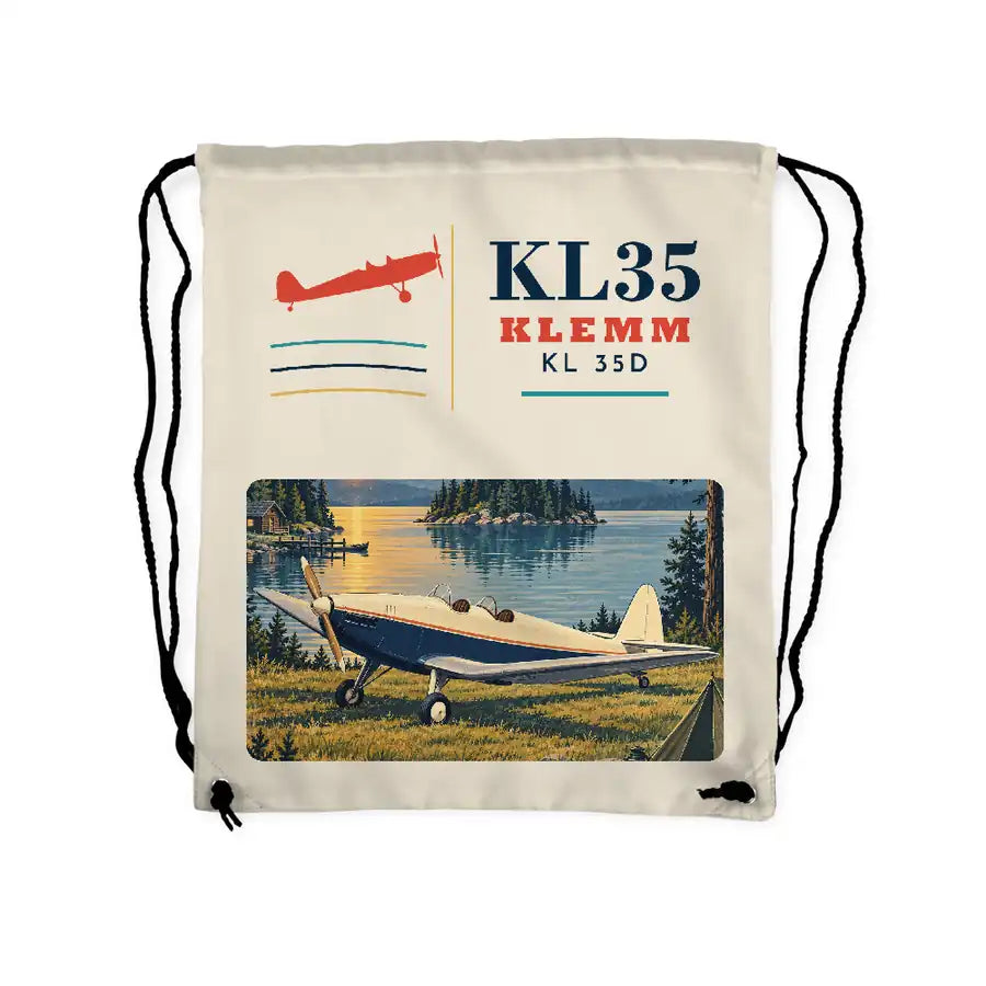 Klemm Kl 35D - Drawstring Bag - Classic - Beige