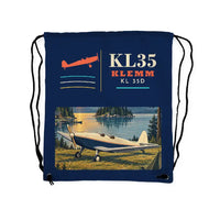 Thumbnail for Klemm Kl 35D - Drawstring Bag - Classic - Dark Blue