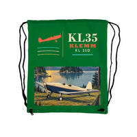 Thumbnail for Klemm Kl 35D - Drawstring Bag - Classic - Green