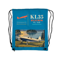 Thumbnail for Klemm Kl 35D - Drawstring Bag - Classic - Light Blue