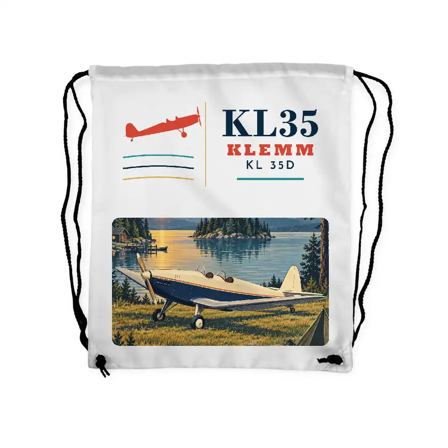 Klemm Kl 35D - Drawstring Bag - Classic - White