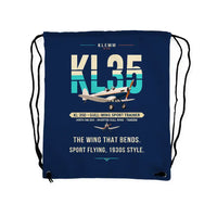 Thumbnail for Klemm Kl 35D - Drawstring Bag - Original - Dark Blue