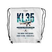 Thumbnail for Klemm Kl 35D - Drawstring Bag - Original - White