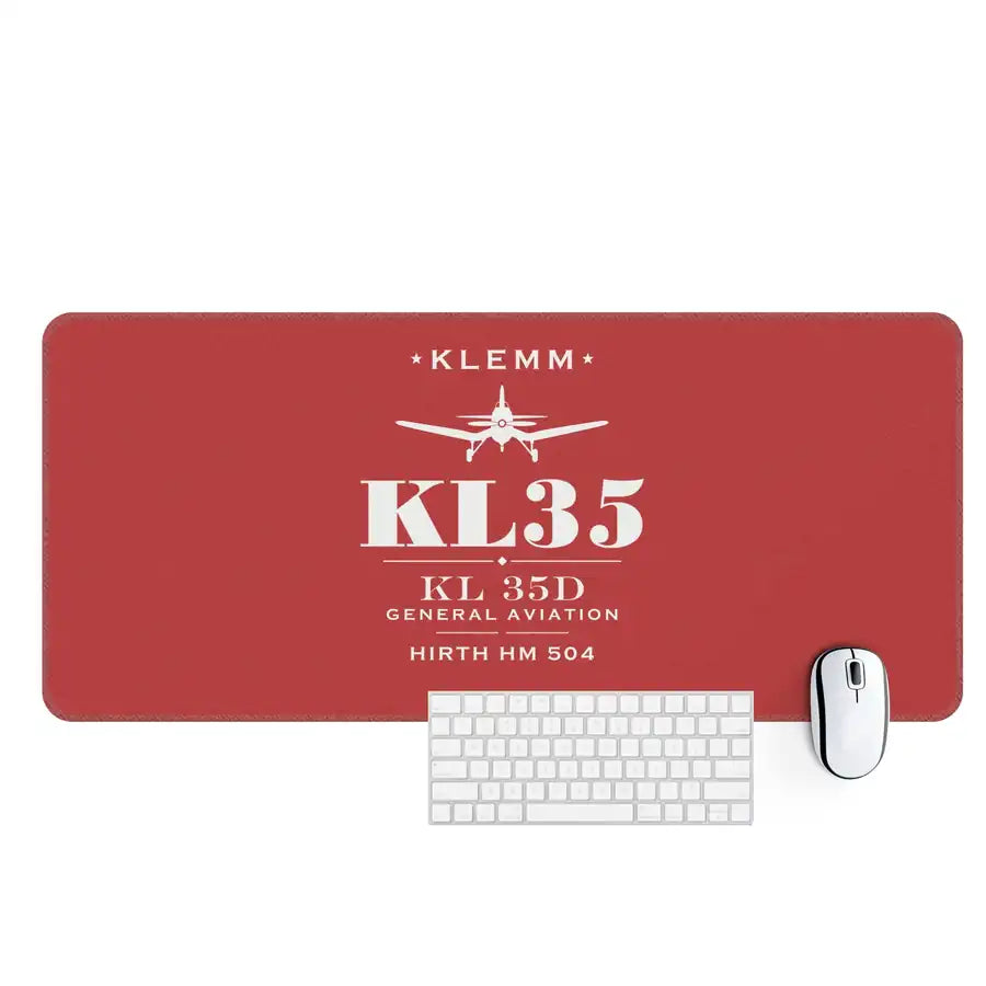 Klemm Kl 35D - Heritage - Desk Mat - Red