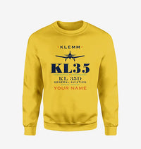 Thumbnail for Klemm Kl 35D - Heritage + Name - Sweatshirt - Yellow