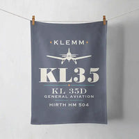Thumbnail for Klemm Kl 35D - Heritage - Towel - Navy Blue
