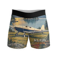 Thumbnail for Klemm Kl 35D - Men Boxers - 3D + Name - Full Print