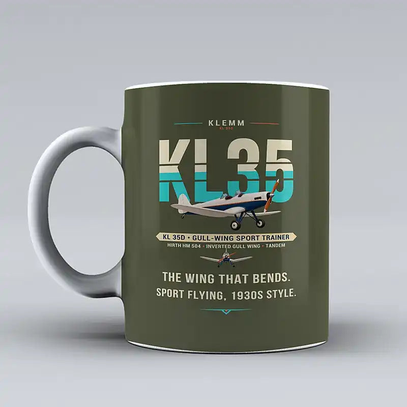 Klemm Kl 35D - Original - Mug - Green Army