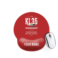 Thumbnail for Klemm Kl 35D - Original + Name - Ergonomic Mouse Pad - Red