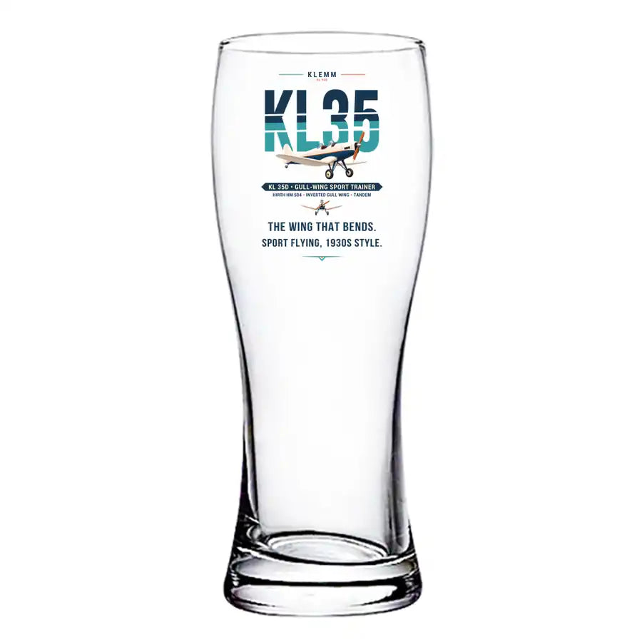 Klemm Kl 35D - Original - Pilsner Beer Glass