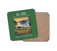 Thumbnail for Klemm Kl 35D - Poster - Coaster - Green