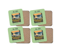 Thumbnail for Klemm Kl 35D - Poster - Coaster Set - Light Green