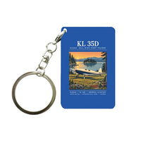 Thumbnail for Klemm Kl 35D - Poster - Key Chain - Blue