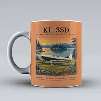 Thumbnail for Klemm Kl 35D - Poster - Mug - Orange