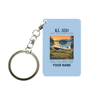 Thumbnail for Klemm Kl 35D - Poster + Name - Key Chain - Light Blue