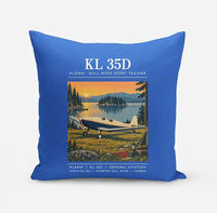 Thumbnail for Klemm Kl 35D - Poster - Pillow - Blue