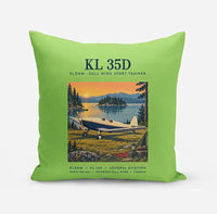 Thumbnail for Klemm Kl 35D - Poster - Pillow - Light Green