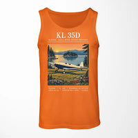 Thumbnail for Klemm Kl 35D - Poster - Tank Top - Orange