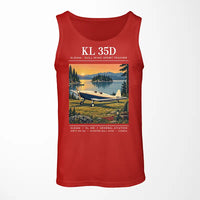 Thumbnail for Klemm Kl 35D - Poster - Tank Top - Red