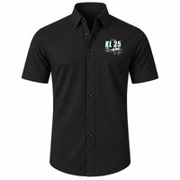 Thumbnail for Klemm Kl 35D - Short Sleeve Shirt - Cartoon - Black