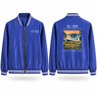 Thumbnail for Klemm Kl 35D Stylish Jackets - Baseball Collar - Poster - Royal Blue