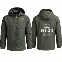 Thumbnail for Klemm Kl 35D Stylish Jackets - Hooded Windbreaker - Heritage - Olive Green