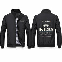 Thumbnail for Klemm Kl 35D Stylish Jackets - Stand Collar - Heritage - Black