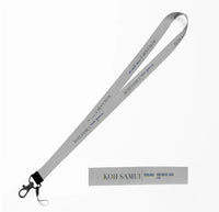 Thumbnail for Koh Samui City Series lanyard - light gray