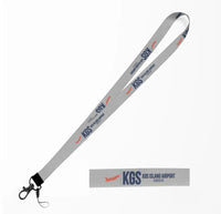 Thumbnail for Kos Island International Airport (KGS) lanyard - light gray