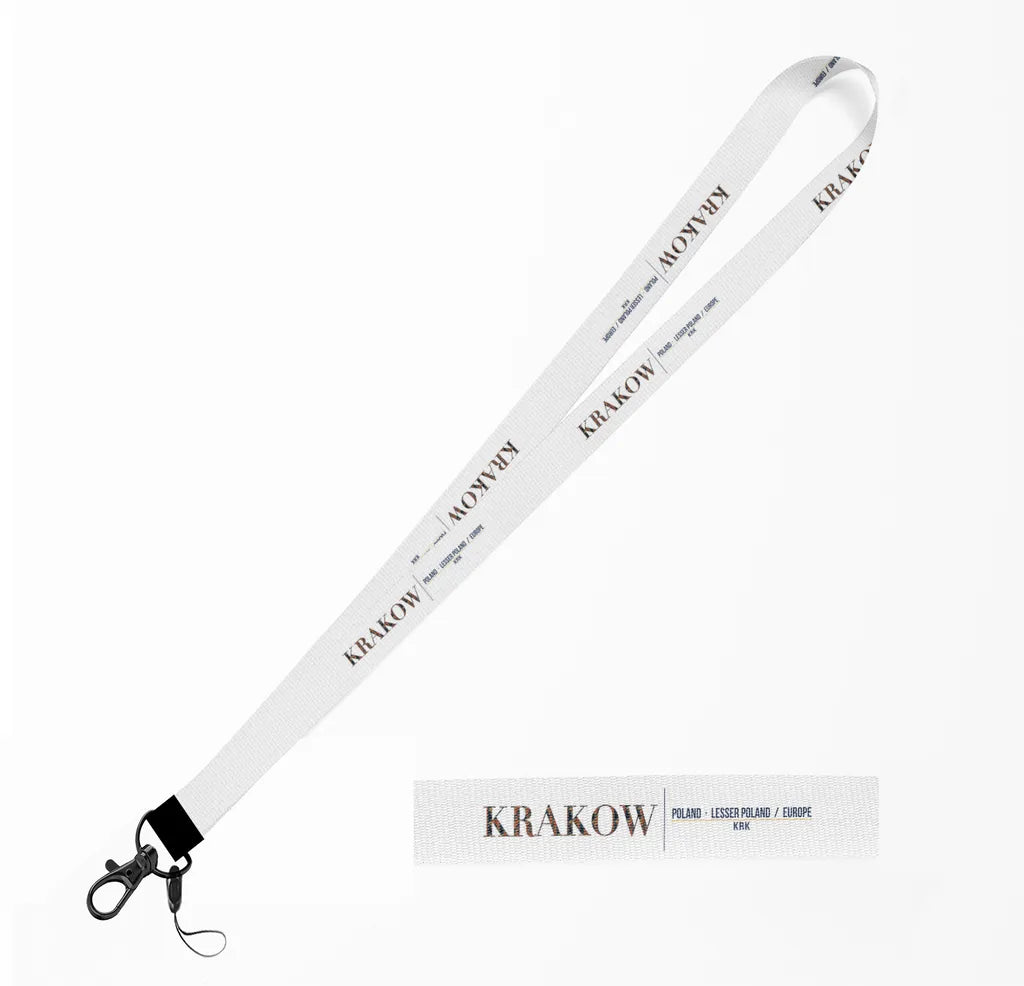 Krakow City Series lanyard - white