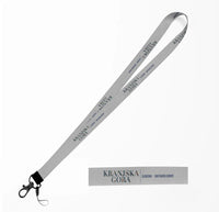 Thumbnail for Kranjska Gora City Series lanyard - light gray