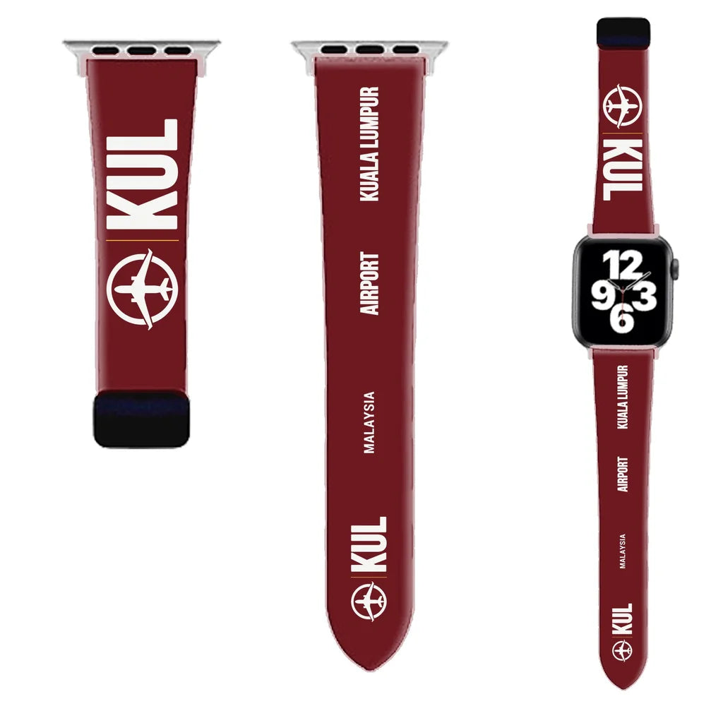 WBV6 | Kuala Lumpur International Airport KUL | Dark Red (Magnetic Band)