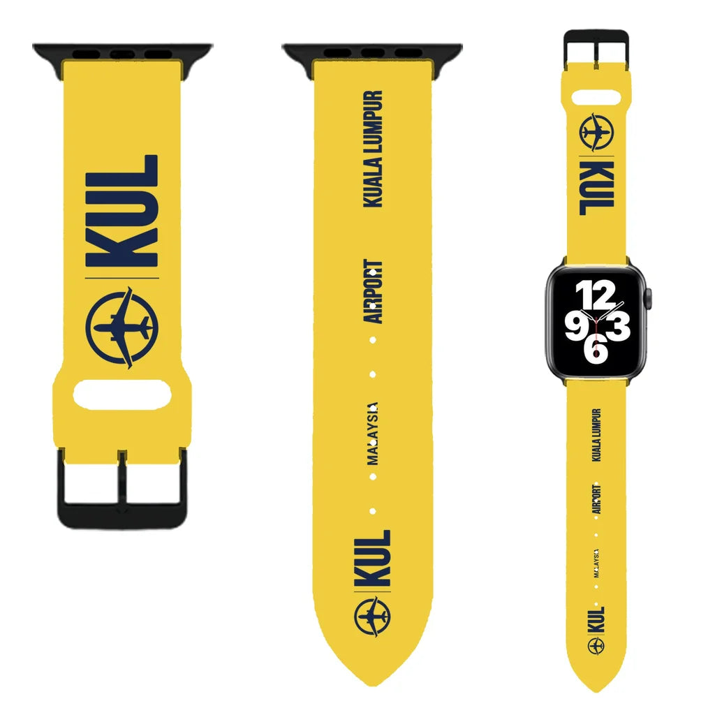 WBV6 | Kuala Lumpur International Airport KUL | Yellow (Metal Buckle)