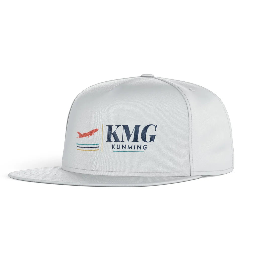 Kunming Changshui International Airport (KMG) snapback - white