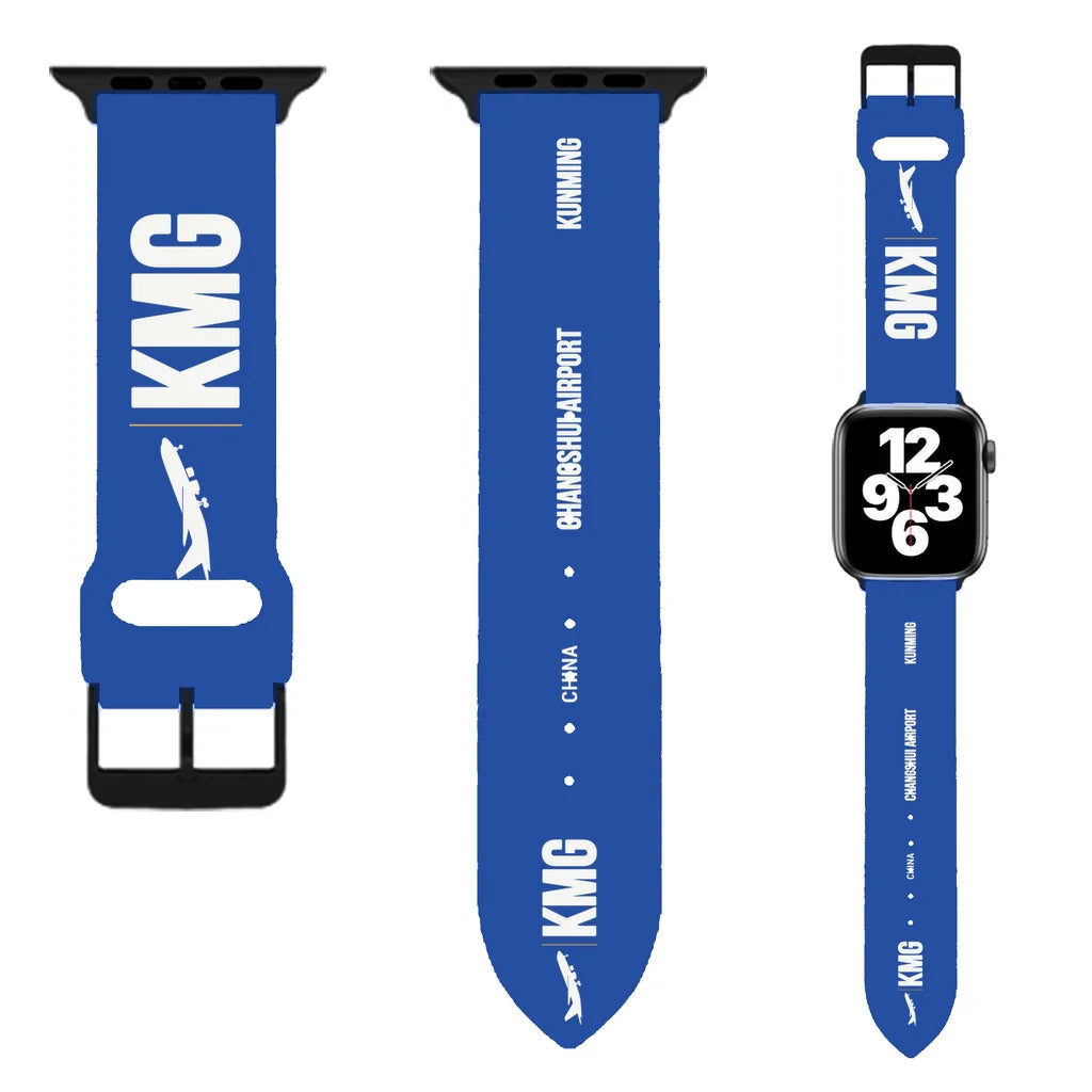 WBV6 | Kunming Changshui International Airport KMG | Blue (Metal Buckle)