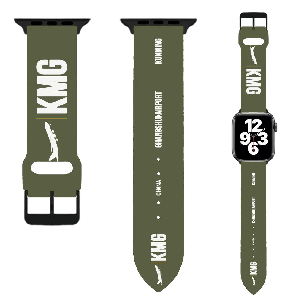 WBV6 | Kunming Changshui International Airport KMG | Green Army (Metal Buckle)