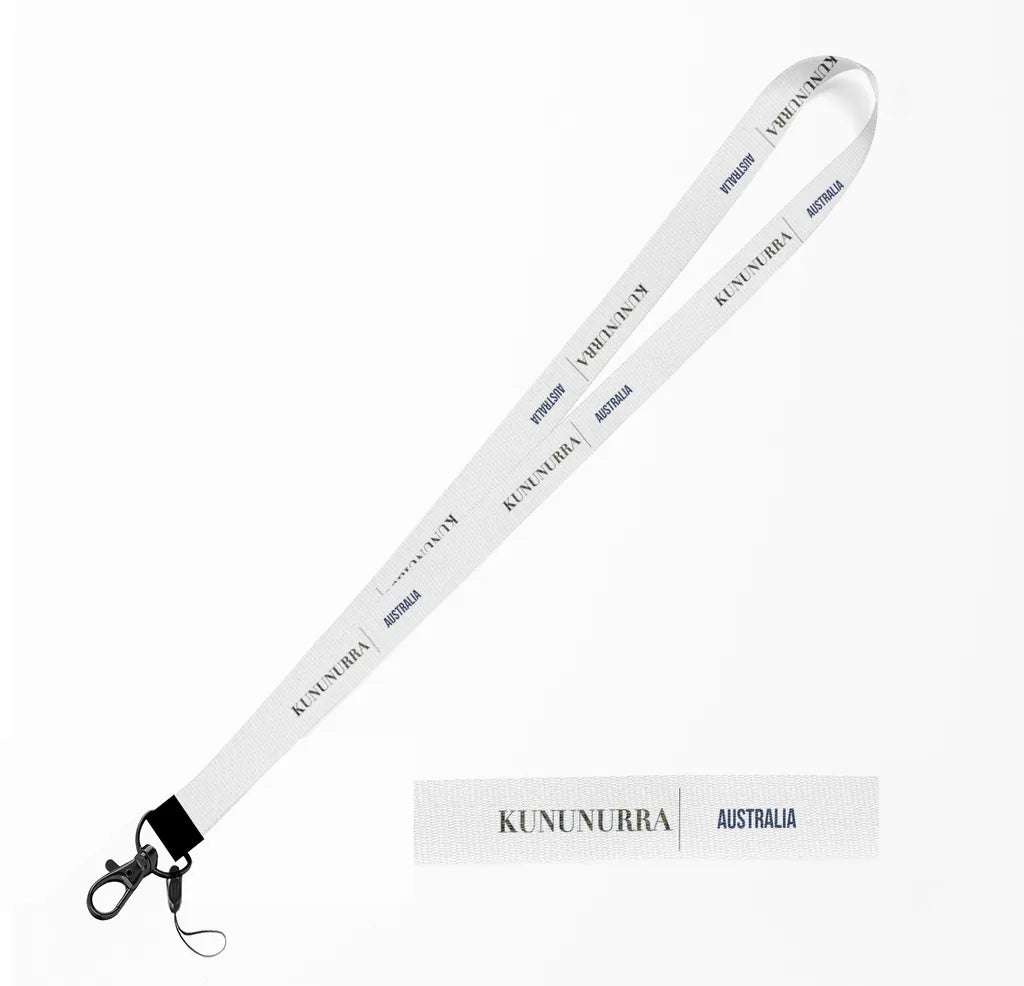 Kununurra City Series lanyard - white