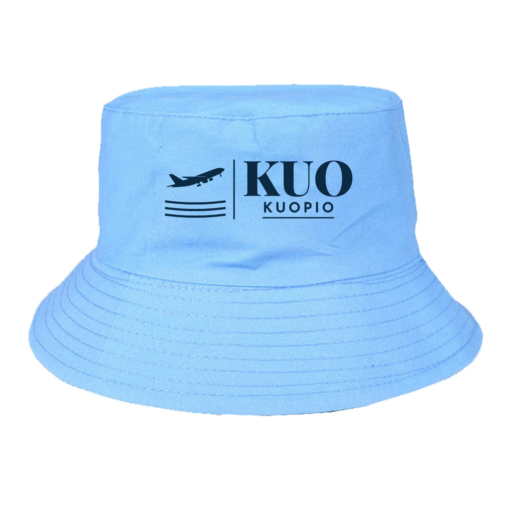 Kuopio Airport (KUO) summer hat - light blue