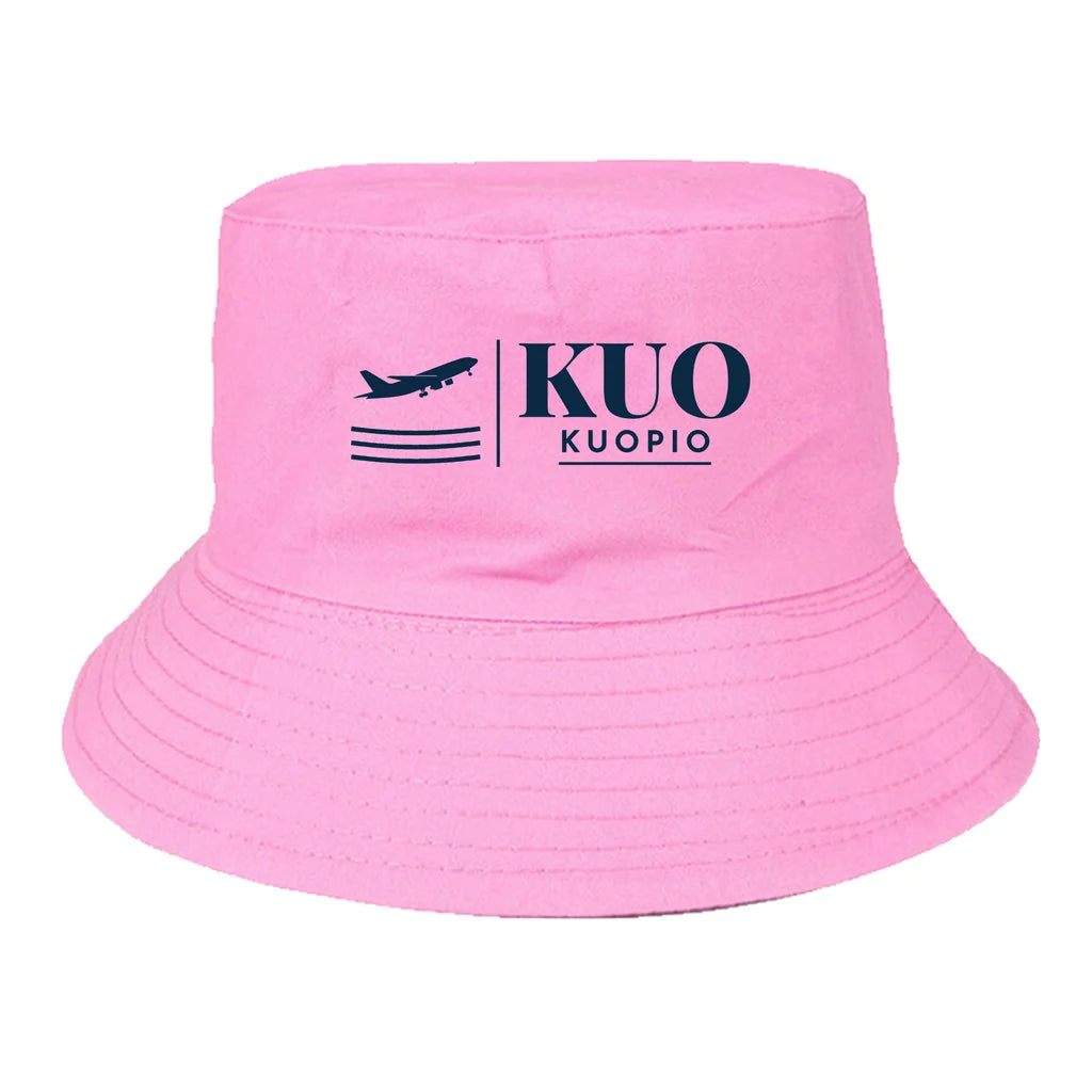 Kuopio Airport (KUO) summer hat - light pink
