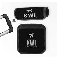 Thumbnail for Kuwait International Airport (KWI) Luggage Handle Covers - Black