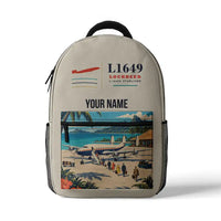 Thumbnail for L-1649A Starliner - 3D Backpack - Beige + Name