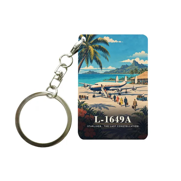 L-1649A Starliner - 3D - Key Chain - Full Print
