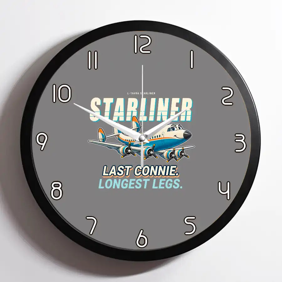 L-1649A Starliner - Cartoon - Framed - Gray