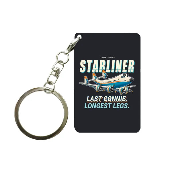 L-1649A Starliner - Cartoon - Key Chain - Black