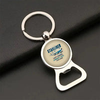 Thumbnail for L-1649A Starliner - Cartoon + Name - Bottle Opener Key Chain - Beige