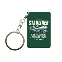 Thumbnail for L-1649A Starliner - Cartoon + Name - Key Chain - Dark Green