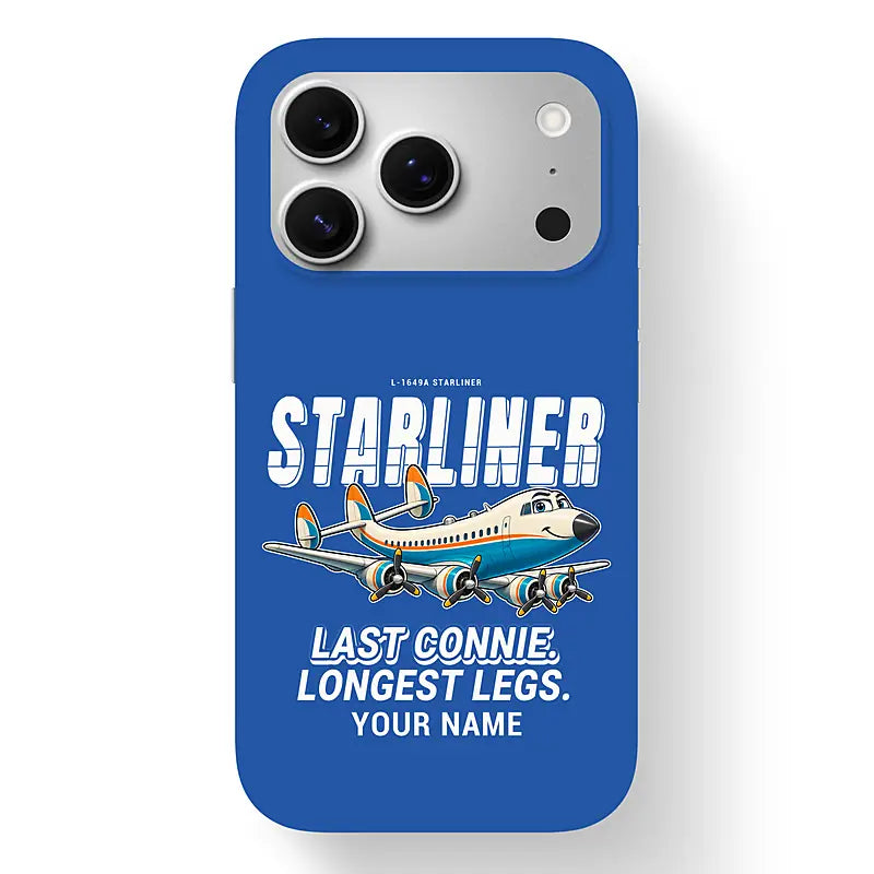 L-1649A Starliner - Cartoon + Name - MagSafe iPhone 17 Pro - Blue