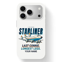 Thumbnail for L-1649A Starliner - Cartoon + Name - MagSafe iPhone 17 Pro - White
